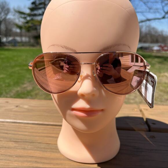 Panama Jack Aviator Sunglasses Rose - Picture 2 of 14